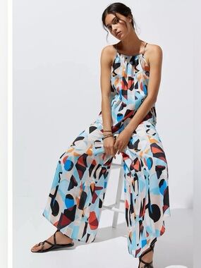 Anthropologie Breezy Wide Leg Jumpsuit